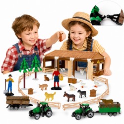 WOOPIE Zestaw Mały Farmer XL Figurki Gospodsrstwo