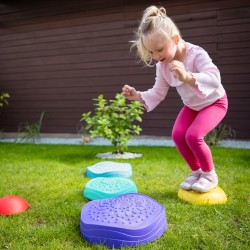 WOOPIE Kolorowe Kamienie Sensoryczne Zestaw 5 Elementów Wytrzymałe