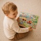TOOKY TOY Drewniane Interaktywne Puzzle Pojazdy
