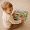 TOOKY TOY Drewniane Interaktywne Puzzle Pojazdy
