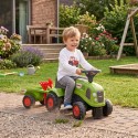 FALK Traktorek Baby Claas Zielony z Przyczepką + akc. od 1-3 lat