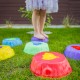 WOOPIE Kamienie Balansujące Świecące Sensoryczne Trening Równowagi 6 szt