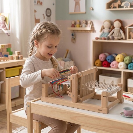 Drewniany Zestaw do tkania Viga Toys