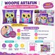 WOOPIE ART&FUN Zestaw Kreatywny Poduszka do Ozdobienia Sowa