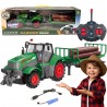 WOOPIE Traktor z Przyczepą na Pilota Sterowany RC - Skala 1:24