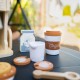 TOOKY TOY Drewniany Zestaw Do Kawy - Barista