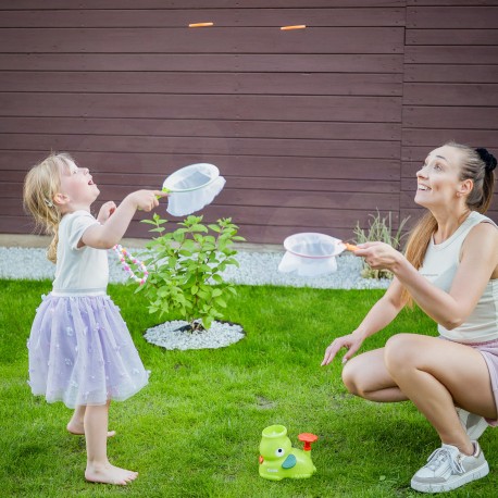 WOOPIE Gra Zręcznościowa Złap Frisbee Wyrzutnia Dysków