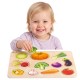 Drewniana Układanka Montessori Warzyw