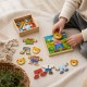 Viga Drewniane Puzzle Układanka Ubierz Misia