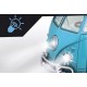 WOOPIE Samochód Bus Surfing Klasyczny Czerwony Ze Światłem I Dźwiękiem Model 1:14