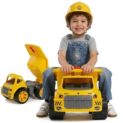 Big Jeździk Ciężarówka Maxi Truck samochód do piachu, przedszkola, domu... CICHE KOŁA