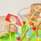 Viga Drewniany Stolik Edukacyjny Sensoryczny Przeplatanka XXL Montessori