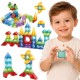 WOOPIE Magnetyczne Klocki Konstrukcyjne Montessori 3D 63 Elementy
