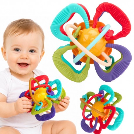 WOOPIE BABY Piłka Sensoryczna Gryzak dla Niemowląt