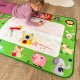 WOOPIE Mata Wodna Edukacyjna do Malowania 2w1 XXL Dwustronna Zwierzęta