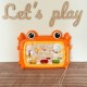 WOOPIE Tablica Magnetyczna Montessori Labirynt Krab Pomarańczowa