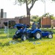 FALK Traktor New Holland Niebieski na Pedały z Przyczepką od 3 Lat