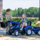 FALK Traktor New Holland Niebieski na Pedały z Przyczepką od 3 Lat