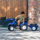 FALK Traktor na Pedały New Holland T8 z Łyżką i Przyczepą 3-7 lat