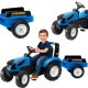 FALK Traktor Landini na pedały z przyczepą Niebieski od 3 lat