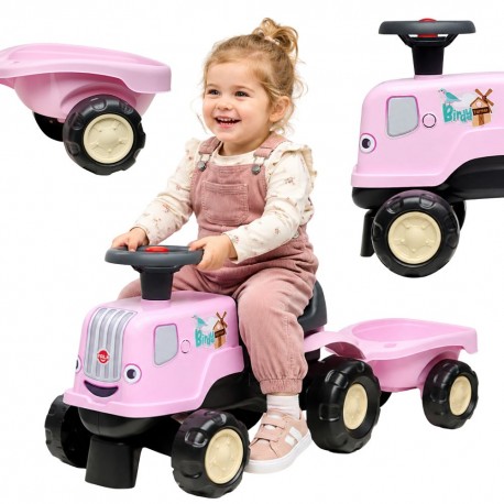 FALK Jeździk Traktor z Przyczepą Birdy Farm 1-3 lat