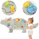 VIGA Ścienny Panel Aktywności Dinozaur Triceratops Tablica 18m+