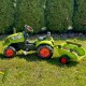 FALK Traktorek Claas Zielony na Pedały Klakson Przyczepa od 2 Lat.