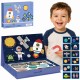 TOOKY TOY Układanka Magnetyczna Kosmos Puzzle