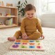 TOOKY TOY Puzzle Układanka z Pinezkami Figury Geometryczne