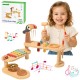 TOOKY TOY Muzyczna Scena Składana 8 el.