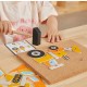 Drewniana Przybijanka Pojazdy budowlane 45 elementów Viga Toys