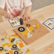 Drewniana Przybijanka Pojazdy budowlane 45 elementów Viga Toys