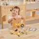 Drewniana Przybijanka Pojazdy budowlane 45 elementów Viga Toys
