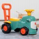FALK Traktorek Baby Maurice Zielony Vintage z Przyczepką od 1 roku z Recyklingu