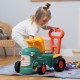FALK Traktorek Baby Maurice Zielony Vintage z Przyczepką od 1 roku z Recyklingu