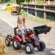 FALK Traktor Valtra Bordowy na Pedały z Przyczepką od 3 Lat