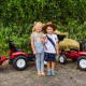 FALK Traktor Valtra Bordowy na Pedały z Przyczepką od 3 Lat