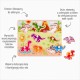 TOOKY TOY Puzzle Układanka Drewniana Dinozaury