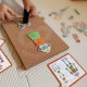 Drewniana Przybijanka Roboty 45 elementów Viga Toys