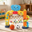 WOOPIE BABY Interaktywne Centrum Sportowe 2w1: Bramka i Kosz ze Słonikiem