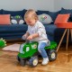 FALK Jeździk Traktor z Przyczepą Birdy Farm Zielony 1-3 lat