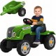 FALK Traktor na Pedały Claas Terra Maxx z Przyczepą i Otwieraną Maską 2-6 lat