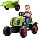 FALK Traktor na Pedały Claas Arion 470 z Przyczepą i Otwieraną Maską 2-6 lat