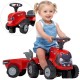 FALK Traktorek Baby Case IH Ride-On Czerwony z Przyczepką + akc. od 12 miesięcy