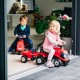 FALK Traktorek Baby Case IH Ride-On Czerwony z Przyczepką + akc. od 12 miesięcy