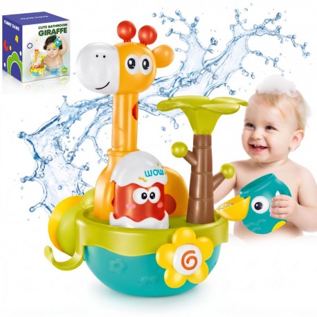 WOOPIE BABY Zabawka do Kąpieli Żyrafa z Lejkiem na Przyssawke