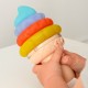 WOOPIE BABY Muzyczny Lód Edukacyjny Sensoryczna Układanka 5 el.