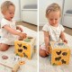 TOOKY TOY Drewniana Wiosenna Kostka Edukacyjna 5w1