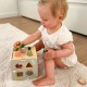 TOOKY TOY Drewniana Wiosenna Kostka Edukacyjna 5w1