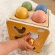 TOOKY TOY Drewniana Wiosenna Kostka Edukacyjna 5w1